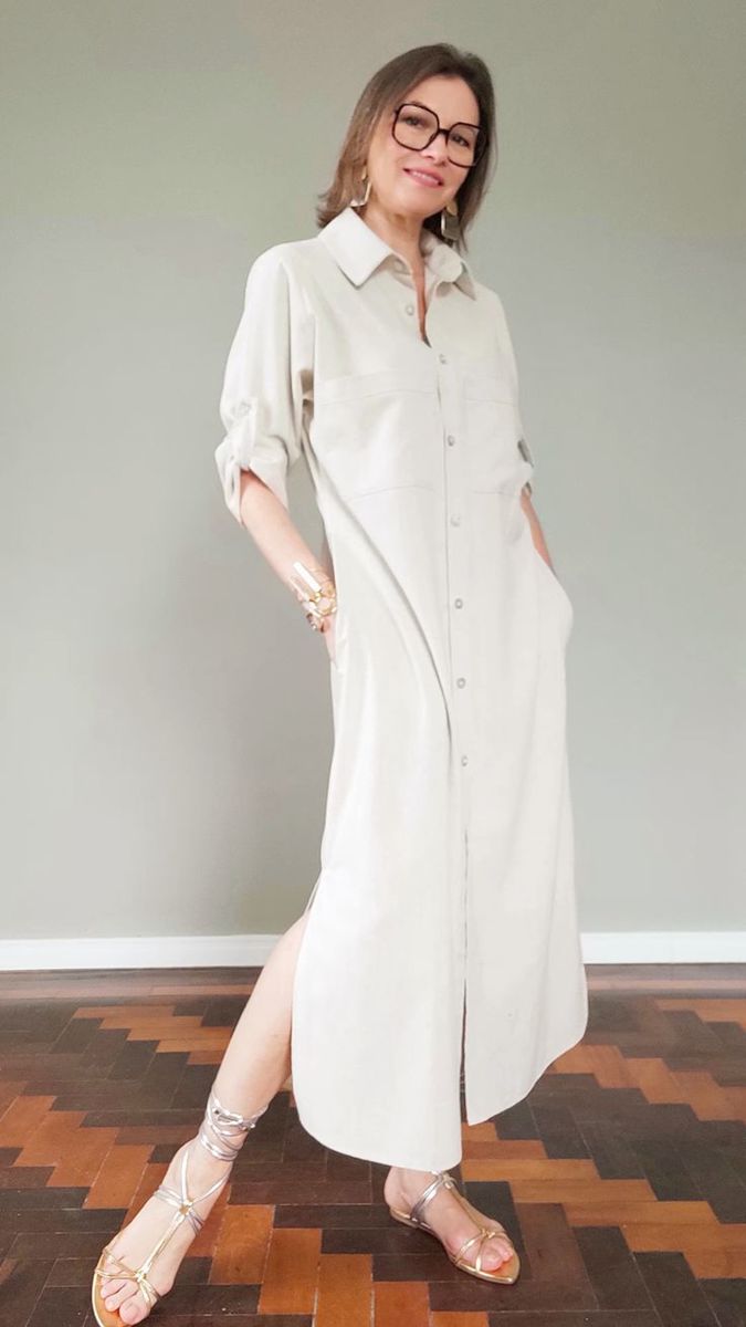 Chemise branco Amora Fashion Hub