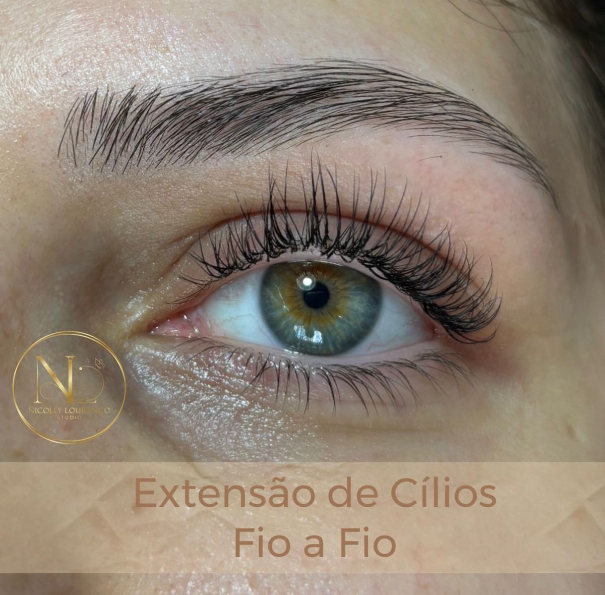Extensão de cílios Fio a fio