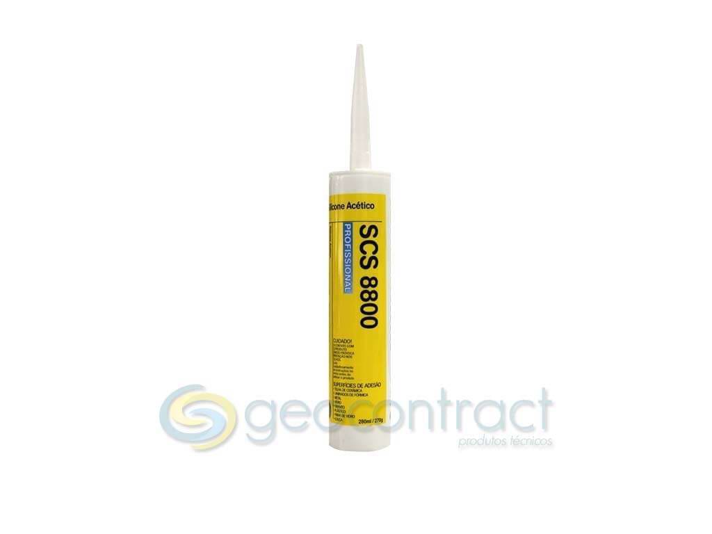 Silicone SCS 8800 Acético Branco