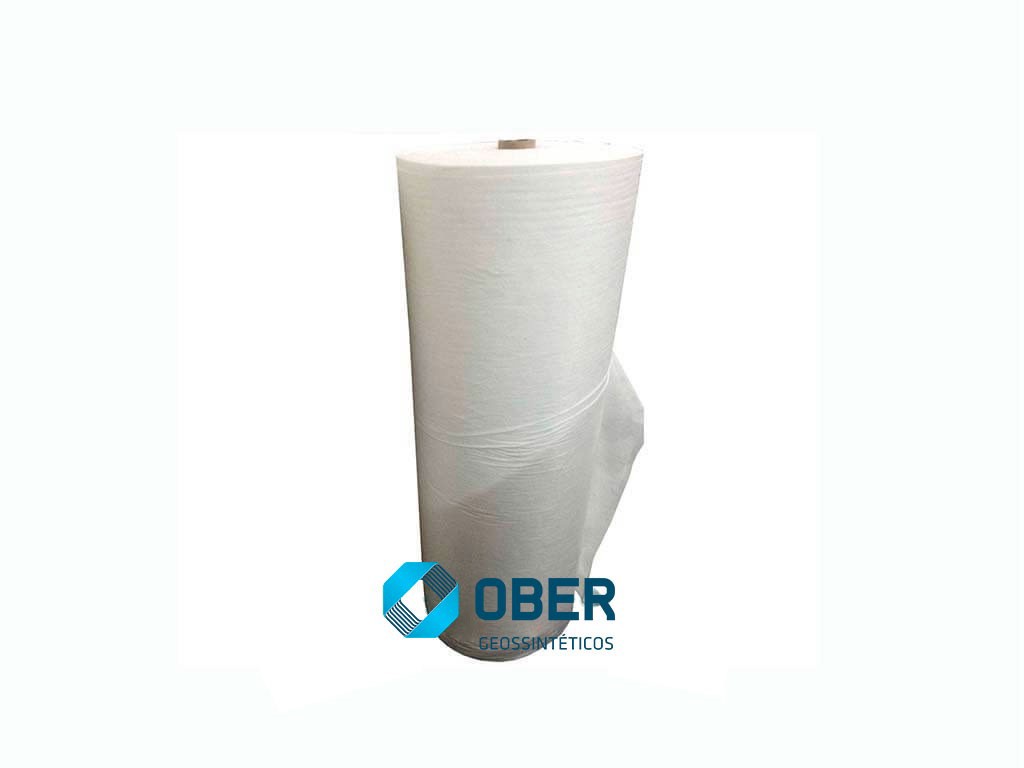 VP  Branco Véu de Poliéster para Impermeabilização (Rolo 1.00mx50m) 50m²