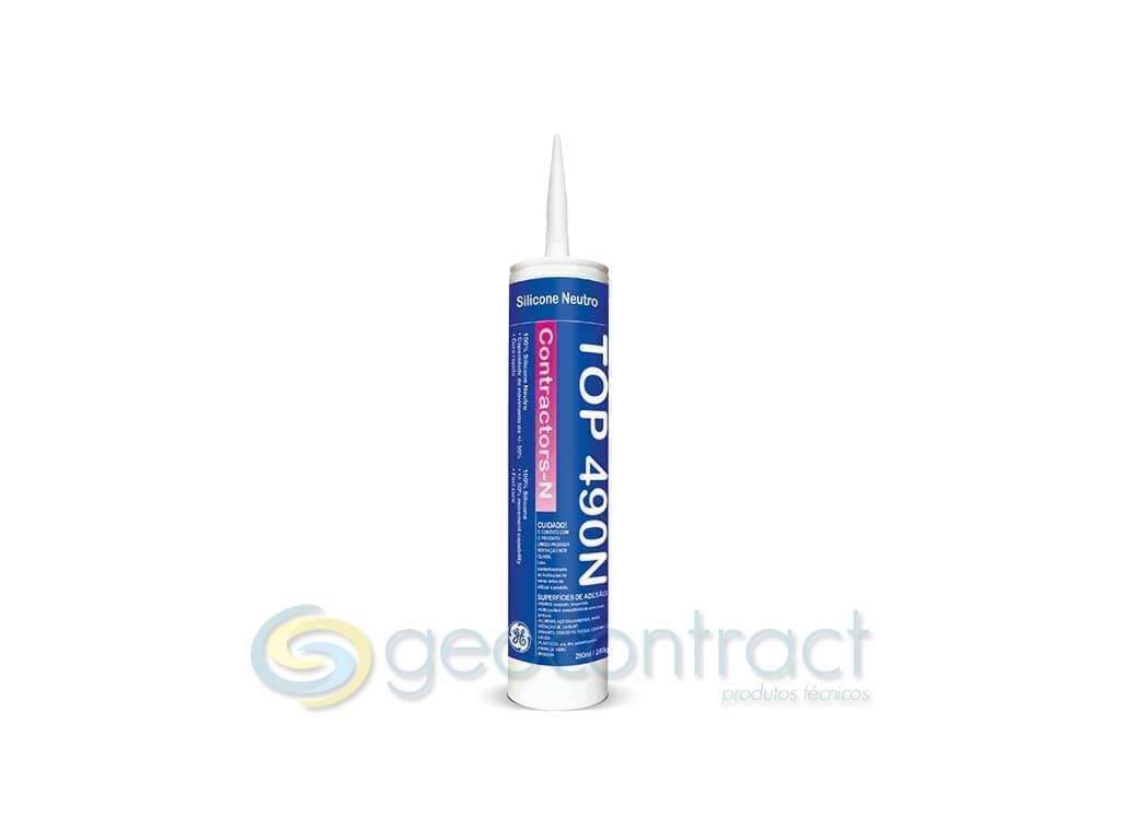 Silicone Top 490N Neutro Preto - 20 unid.
