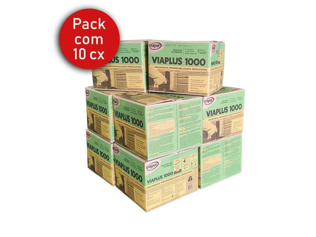 Pack com 10 Viaplus 1000 18Kg