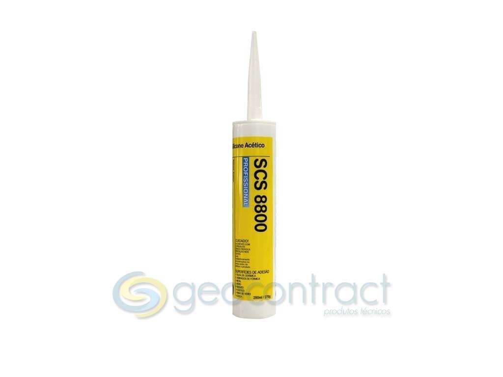 Silicone SCS 8800 Acético Incolor - 20 unid.