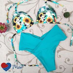 Cortinão com Calça Cós Alta Azul Celeste