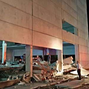 Homem morre após prédio em construção desabar parcialmente