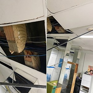 Parte do teto cede e prédio é esvaziado no Piauí