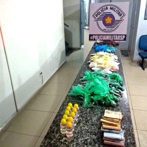Homem é flagrado com mais de 2 quilos de entorpecentes em condomínio de Mogi