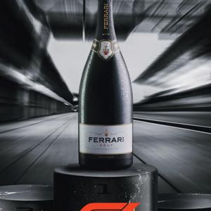 A Italiana Ferrari será o espumante oficial da F1 até 2025