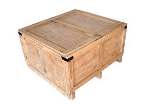 Caixa de Compensado com base de 2 entradas