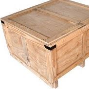 Caixa de Compensado com base de 2 entradas