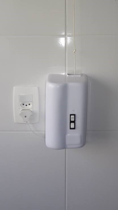 Motor para Varal Tradicional Teto/Parede Branco