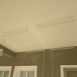 Varal Tradicional de Teto Branco 12 varetas