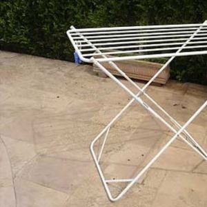 Varal de chão sem abas Branco 6 varetas