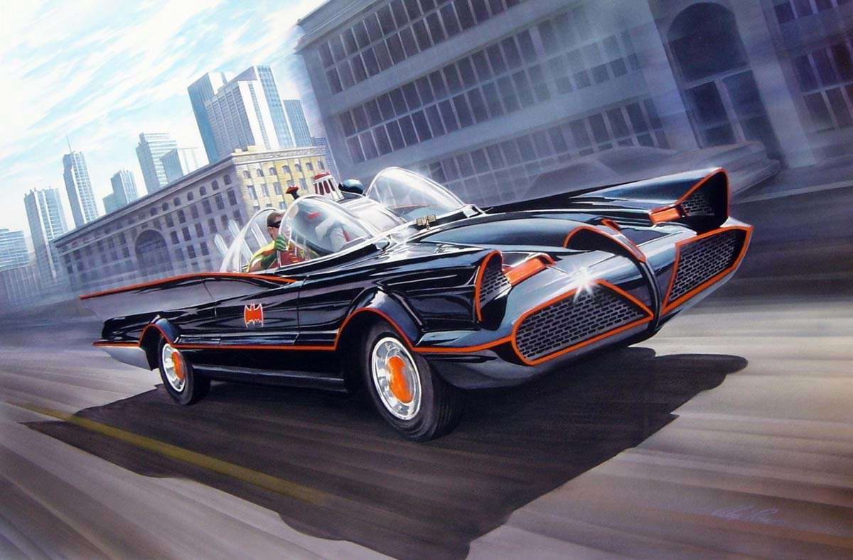 Batmovel 66...o carro do Homem-Morcego 